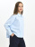 3025-Ch Блузка д/д (голубой весь размерный ряд)