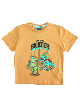 3076 Футболка д/м (оранжевый весь размерный ряд)