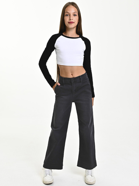 30457 Джинсы д/д (черный весь размерный ряд)