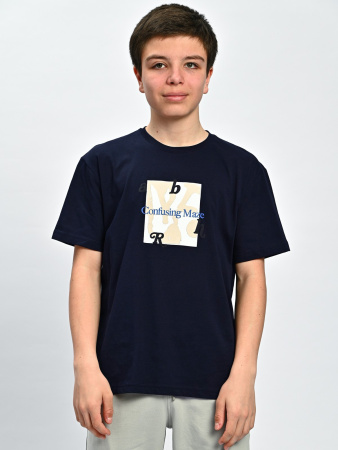 2166 Футболка д/м (темно-синий весь размерный ряд)