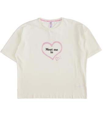 10535 Футболка д/д (кремовый весь размерный ряд)