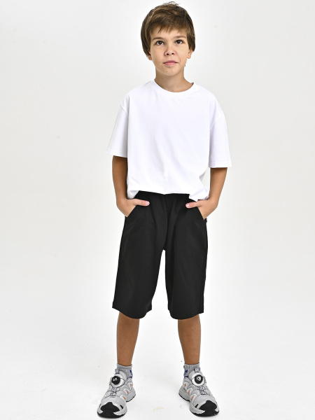 2346-Ch Шорты д/м (черный 122)