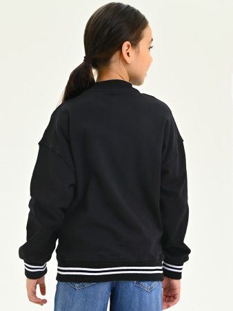 10499 Толстовка утепл. д/д (черный размер 128)