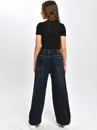 2513-Ch Джинсы утепленные д/д (синий весь размерный ряд)