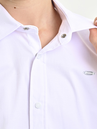 4784 Рубашка к.р. д/м (белый весь размерный ряд)