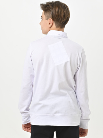 4960 Поло дл.р. д/м (белый весь размерный ряд)