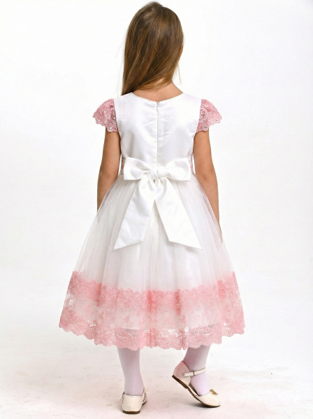 17108-Ch Платье д/д (белый 98)