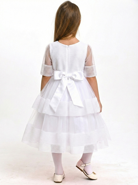 88005-Ch Платье д/д (белый 98)