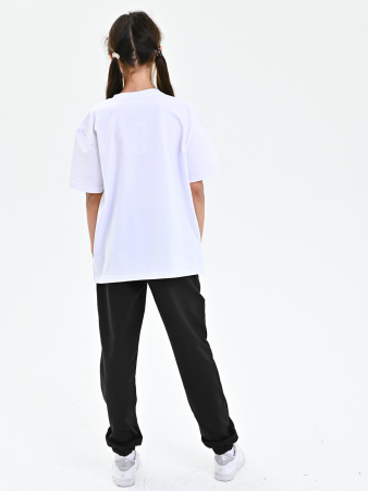 10466 Брюки спорт д/д (черный весь размерный ряд)