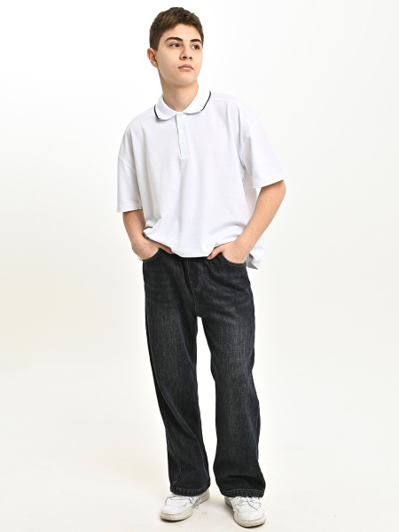 A9177-Ch Джинсы утепленные д/м (синий весь размерный ряд)