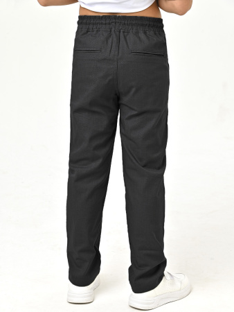 4656 Брюки д/м (черный весь размерный ряд)