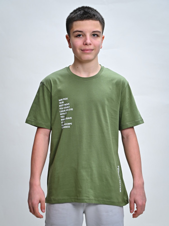 2046 Футболка д/м (хаки весь размерный ряд)