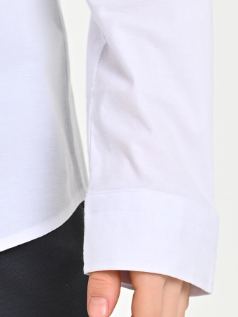 4886 Рубашка дл.р. д/м (белый весь размерный ряд)