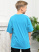 3135 Футболка д/м оверсайз (бирюза весь размерный ряд)