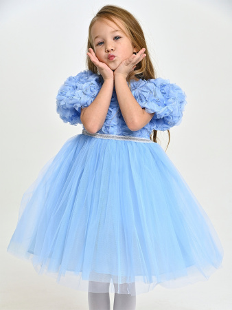 2585KG Платье д/д (голубой весь размерный ряд)