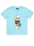 4490 Футболка д/м (бирюзовый весь размерный ряд)