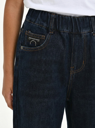 262410-Ch Джинсы утепленные д/м (синий весь размерный ряд)