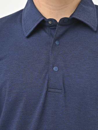 4960 Поло дл.р. д/м (синий весь размерный ряд)