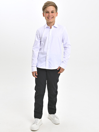 4856 Рубашка дл.р. д/м (белый весь размерный ряд)