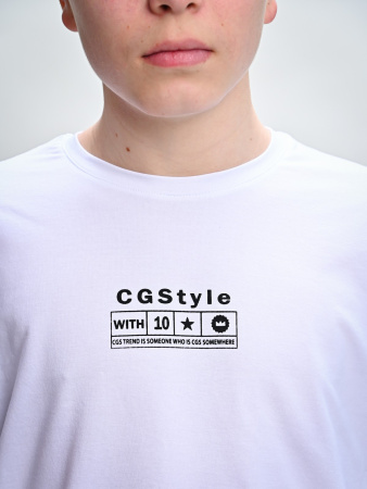 2311 Футболка д/м (белый весь размерный ряд)