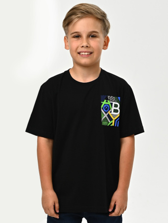 3062 Футболка д/м (черный весь размерный ряд)