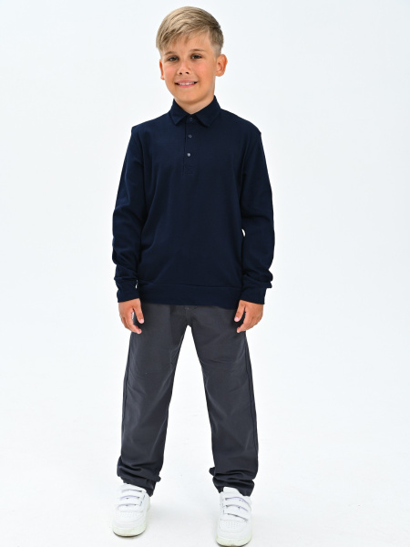 2799 Поло дл.р. д/м (батал) (темно-синий весь размерный ряд)