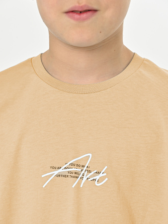 4520 Футболка д/м (бежевый весь размерный ряд)