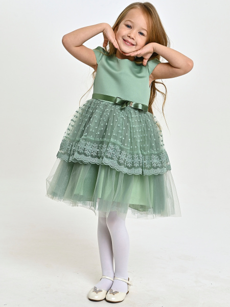 9390 Платье д/д (зеленый весь размерный ряд)