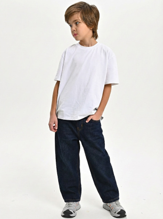 262410-Ch Джинсы утепленные д/м (синий весь размерный ряд)