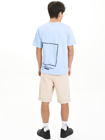 4629 Футболка д/м (голубой весь размерный ряд)