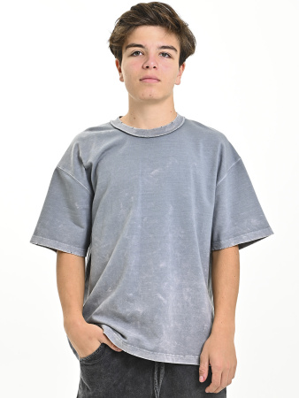 4660-C Футболка д/м (серый весь размерный ряд)