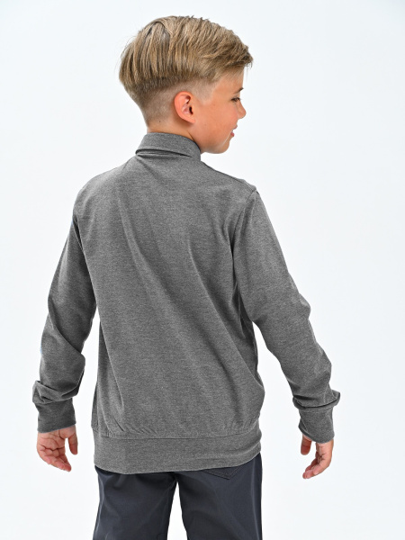 2571 Поло дл.р. д/м (темно-серый весь размерный ряд)