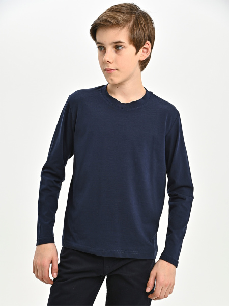 4432 Лонгслив (темно-синий весь размерный ряд)