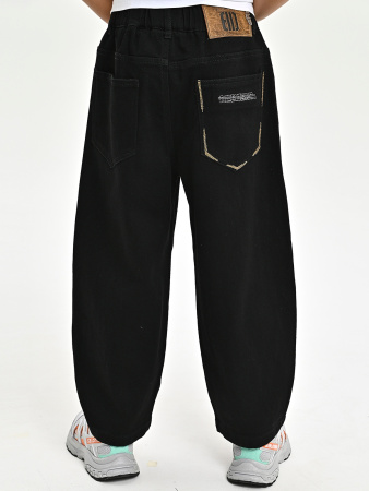 24612-Ch Джинсы д/м (черный весь размерный ряд)