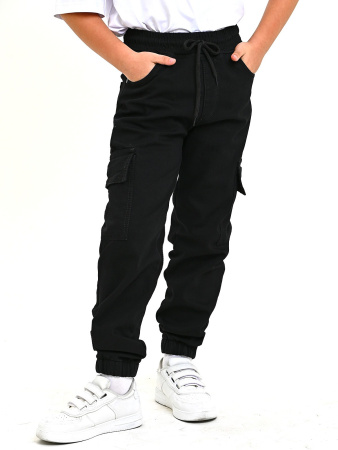 2-1193 Джинсы утепл. д/м (черный весь размерный ряд)