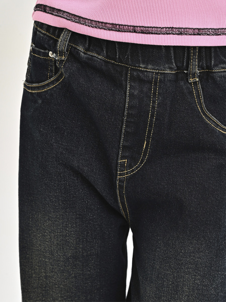 H511-Ch Джинсы д/д (черный весь размерный ряд)