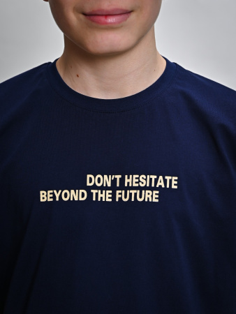 2057 Футболка д/м (темно-синий весь размерный ряд)