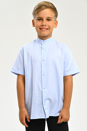 2774 Рубашка к.р. д/м (батал) (светло-голубой весь размерный ряд)
