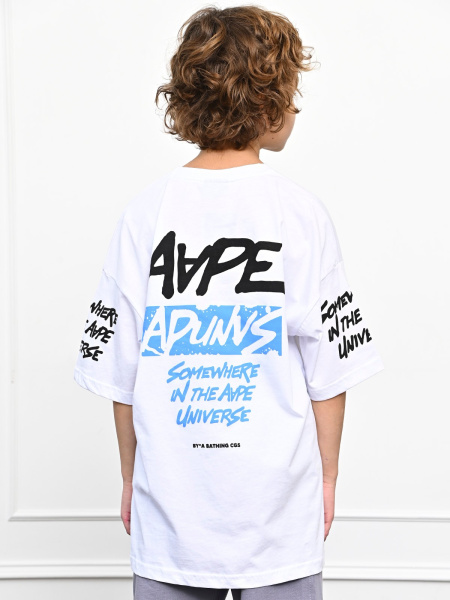 3032 Футболка д/м (белый весь размерный ряд)