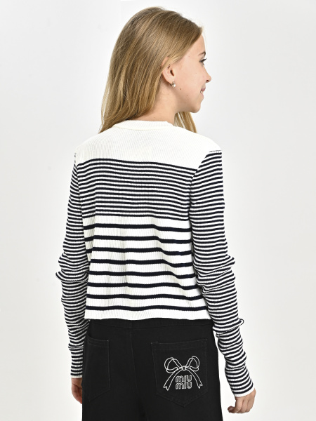 0799 Джемпер д/д (белый,черный весь размерный ряд)