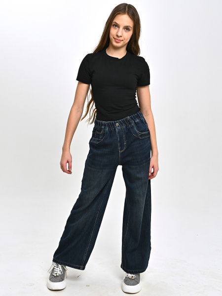 T9016-Ch Джинсы утепленные д/д (синий весь размерный ряд)