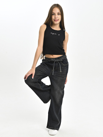 Q258806-Ch Джинсы д/д (черный весь размерный ряд)