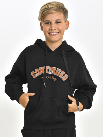 T03-Ch Толстовка д/м (черный весь размерный ряд)