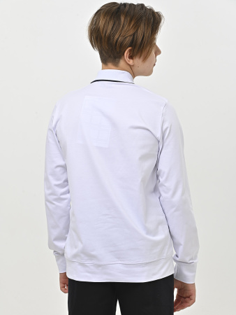 4919 Поло дл.р. д/м (белый весь размерный ряд)