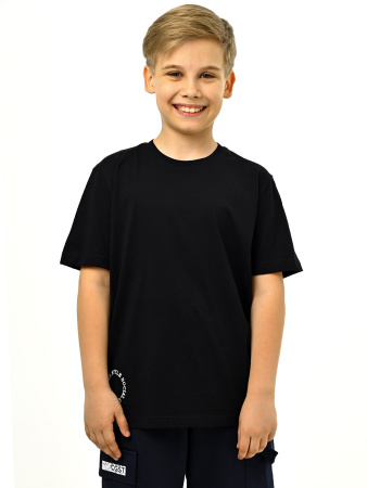 3058 Футболка д/м (черный весь размерный ряд)