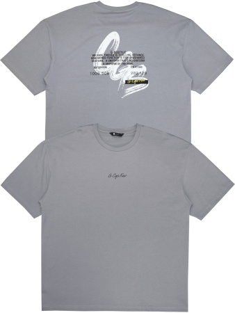 C-0015 Футболка д/м (серый весь размерный ряд)