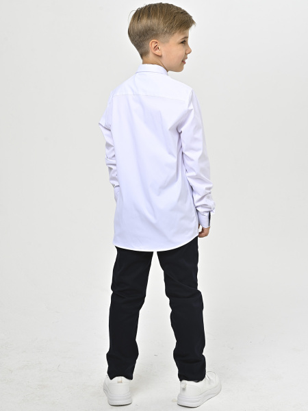 4276 Рубашка дл.р. д/м (белый весь размерный ряд)