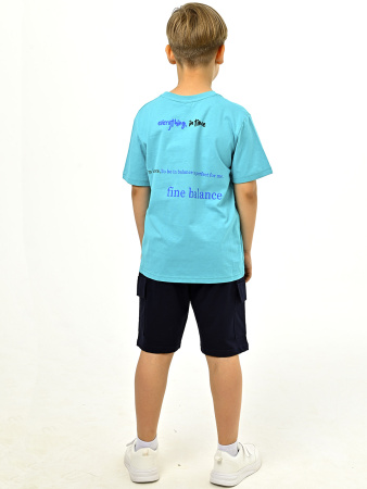 3024 Футболка д/м (изумруд весь размерный ряд)