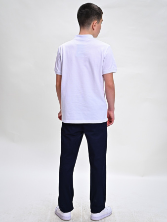 4679 Поло к.р. д/м (белый весь размерный ряд)