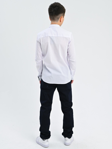1299 Рубашка дл.р. д/м (белый весь размерный ряд)